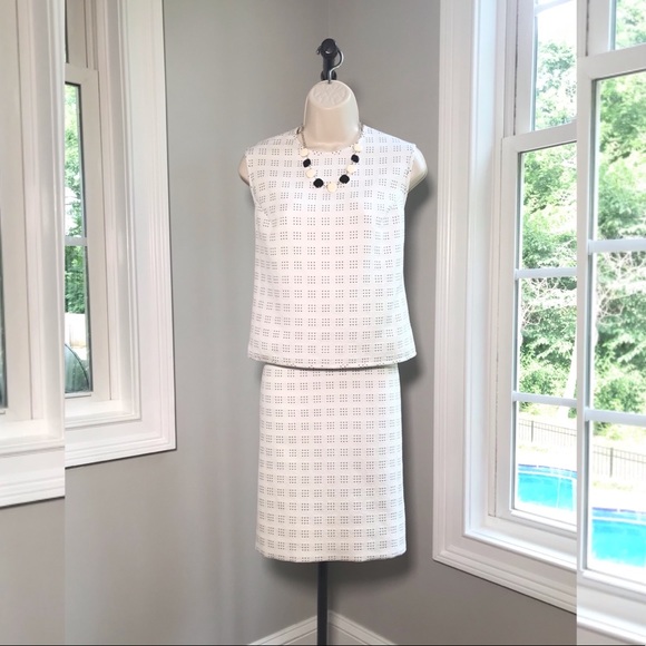 Lourdes Chavez Couture White & Black 3 Piece Designer Suit ~ Women’s 6  $1995 - Picture 5 of 13